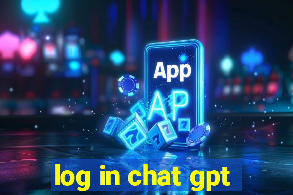 log in chat gpt